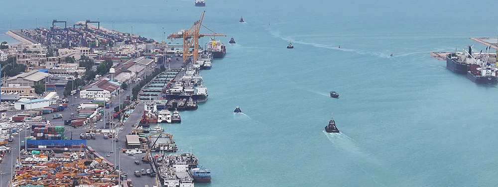 نمایی از بندر